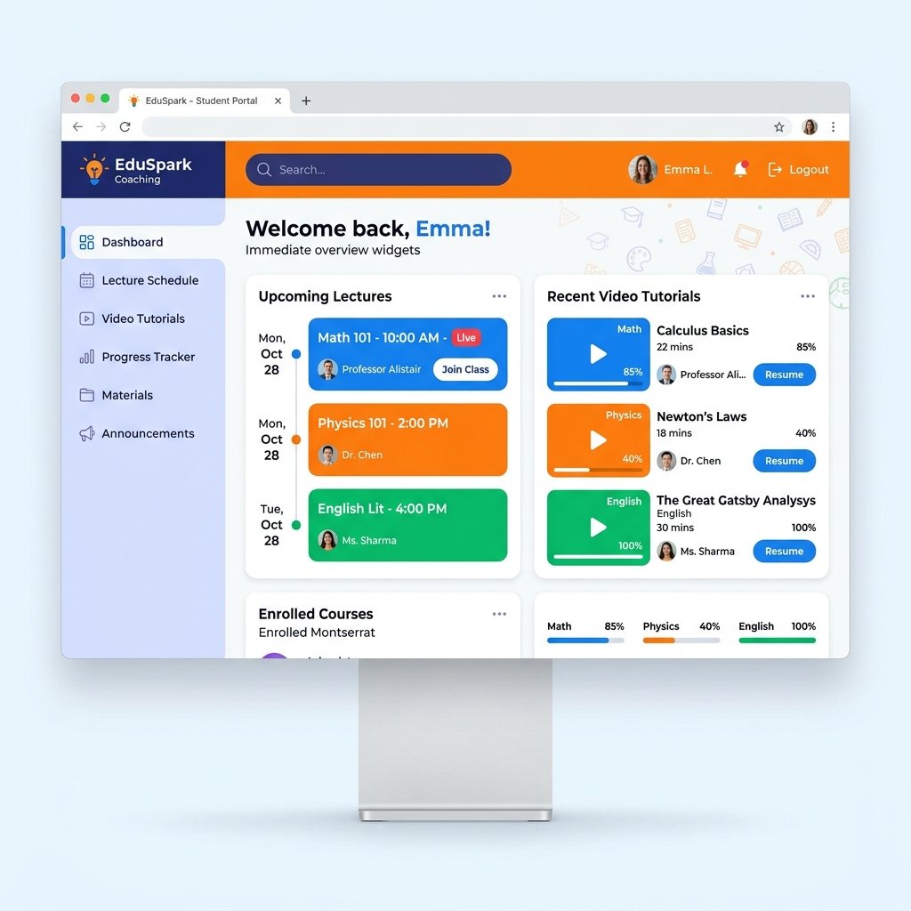 Coaching Classes Web App